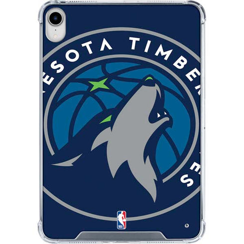 NBA Minnesota Timberwolves Large Logo iPad 11th Gen (2025) Clear Case