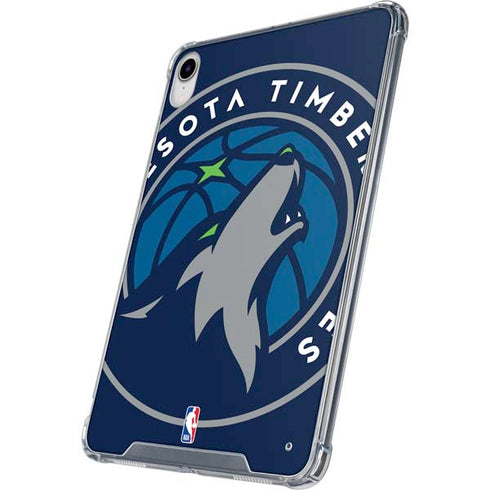 NBA Minnesota Timberwolves Large Logo iPad 11th Gen (2025) Clear Case