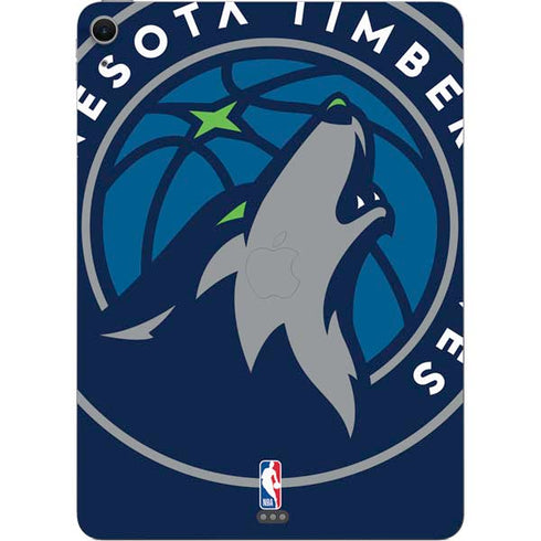NBA Minnesota Timberwolves Large Logo Apple iPad Air Skin