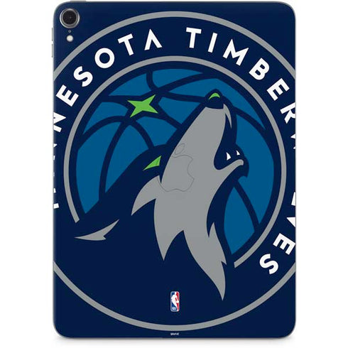 NBA Minnesota Timberwolves Large Logo Apple iPad Pro Skin