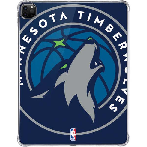 NBA Minnesota Timberwolves Large Logo iPad Pro 11in (2024) Clear Case
