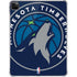 NBA Minnesota Timberwolves Large Logo iPad Pro 11in (2024) Clear Case