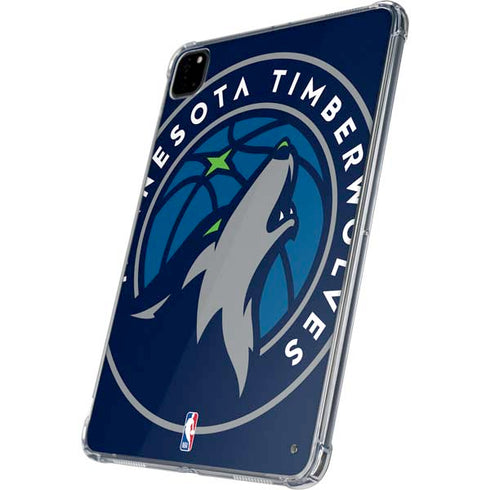 NBA Minnesota Timberwolves Large Logo iPad Pro 11in (2024) Clear Case