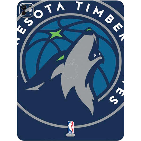 NBA Minnesota Timberwolves Large Logo iPad Pro 13in M4 (2024) Skin