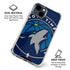 NBA Minnesota Timberwolves Large Logo iPhone 15 Clear Case