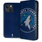 NBA Minnesota Timberwolves Large Logo iPhone 15 Plus Folio Case