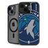 NBA Minnesota Timberwolves Large Logo iPhone 15 Plus Kickstand Case