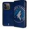 NBA Minnesota Timberwolves Large Logo iPhone 15 Pro Folio Case