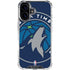 NBA Minnesota Timberwolves Large Logo iPhone 16 Plus Clear Case
