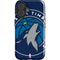 NBA Minnesota Timberwolves Large Logo iPhone 16 Plus Impact Case