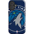 NBA Minnesota Timberwolves Large Logo iPhone 16 Plus Impact Case