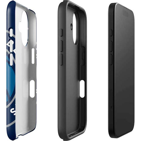 NBA Minnesota Timberwolves Large Logo iPhone 16 Plus Impact Case