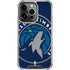 NBA Minnesota Timberwolves Large Logo iPhone 16 Pro Clear Case
