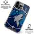 NBA Minnesota Timberwolves Large Logo iPhone 16 Pro Clear Case