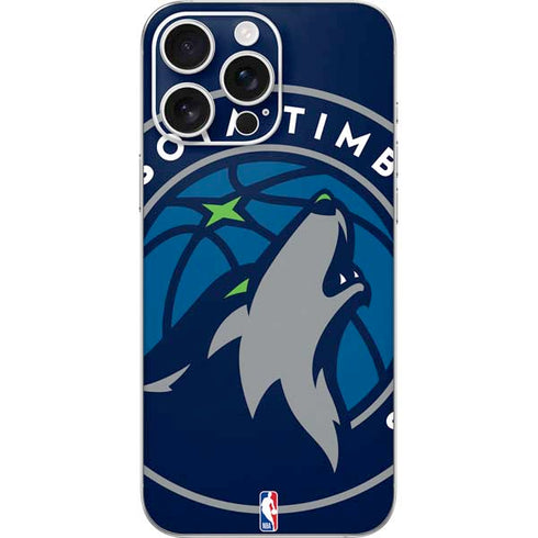 NBA Minnesota Timberwolves Large Logo iPhone 16 Pro Max Skin