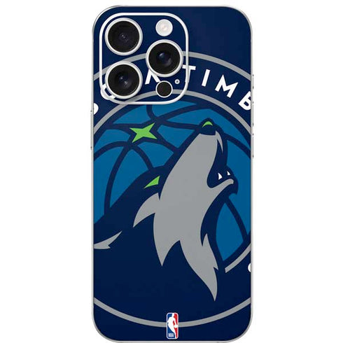 NBA Minnesota Timberwolves Large Logo iPhone 16 Pro Skin