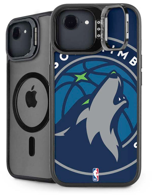 NBA Minnesota Timberwolves Large Logo iPhone 16e Kickstand Case