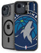 NBA Minnesota Timberwolves Large Logo iPhone 16e Kickstand Case