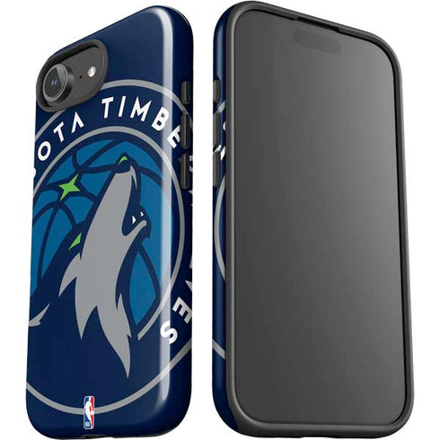 NBA Minnesota Timberwolves Large Logo iPhone 16e Impact Case