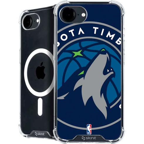 NBA Minnesota Timberwolves Large Logo iPhone 16e MagSafe Case