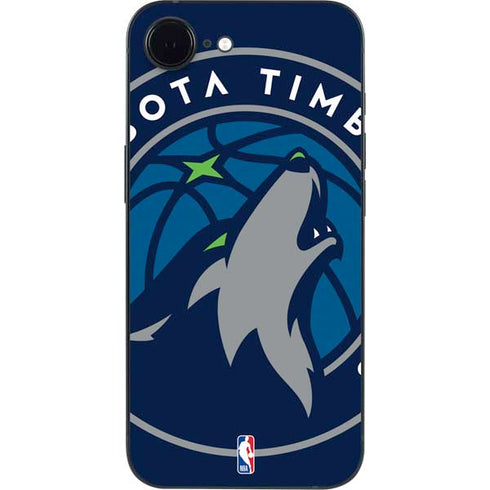 NBA Minnesota Timberwolves Large Logo iPhone 16e Skin
