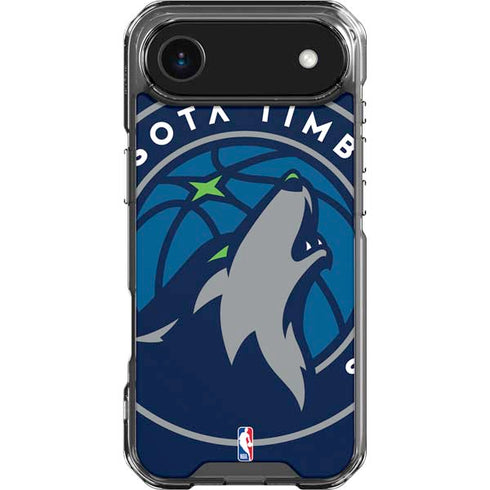 NBA Minnesota Timberwolves Large Logo iPhone 17 Air Clear Case