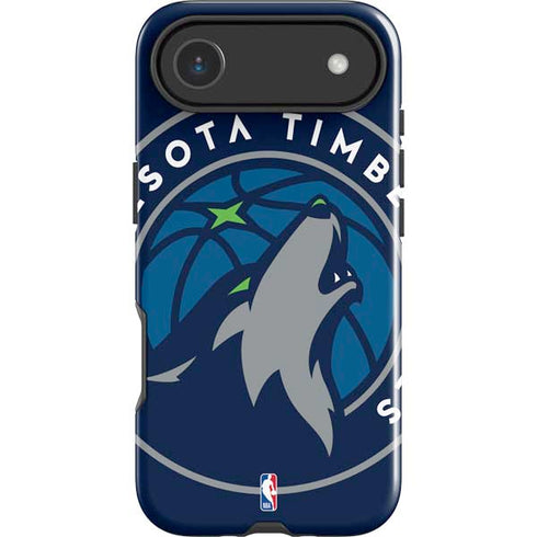 NBA Minnesota Timberwolves Large Logo iPhone 17 Air Impact Case