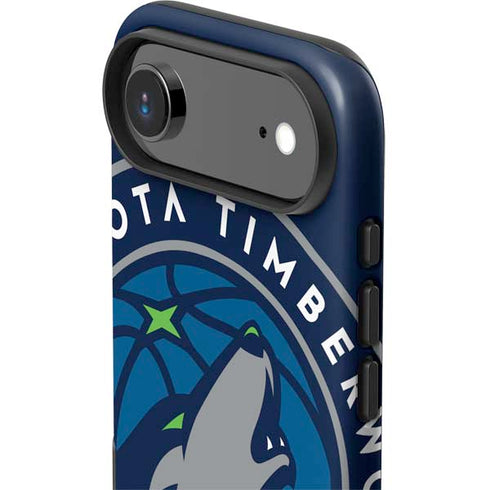 NBA Minnesota Timberwolves Large Logo iPhone 17 Air Impact Case