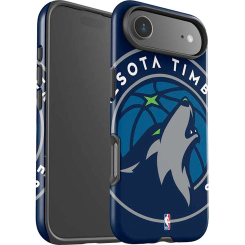 NBA Minnesota Timberwolves Large Logo iPhone 17 Air Impact Case