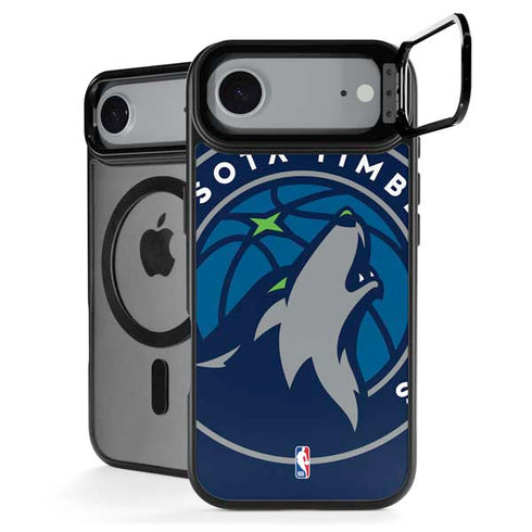 NBA Minnesota Timberwolves Large Logo iPhone 17 Air Kickstand Case