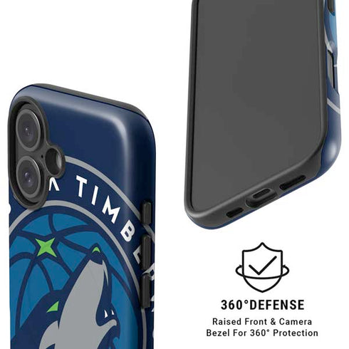 NBA Minnesota Timberwolves Large Logo iPhone 17 Magsafe Impact Case
