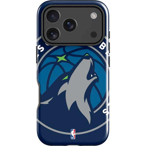NBA Minnesota Timberwolves Large Logo iPhone 17 Pro Max Impact Case