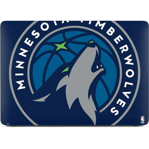 NBA Minnesota Timberwolves Large Logo Apple MacBook Air Skin