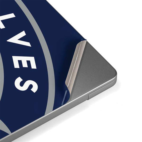 NBA Minnesota Timberwolves Large Logo Apple MacBook Pro 14-inch Skin