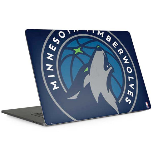 NBA Minnesota Timberwolves Large Logo MacBook Skins