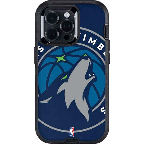 NBA Minnesota Timberwolves Large Logo Otterbox Defender iPhone Skin