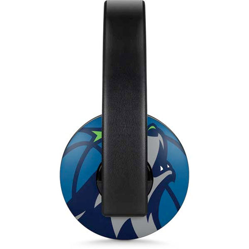 NBA Minnesota Timberwolves Large Logo PlayStation 4 Gold Wireless Headset Skin