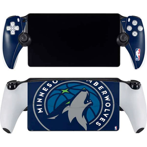 NBA Minnesota Timberwolves Large Logo PlayStation Portal Remote Player Skin
