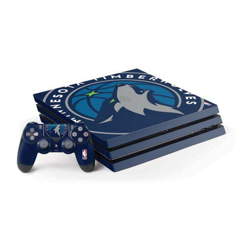 NBA Minnesota Timberwolves Large Logo PlayStation PS4 Skins