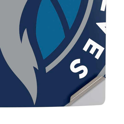 NBA Minnesota Timberwolves Large Logo PS5 Pro Disk Console Skin