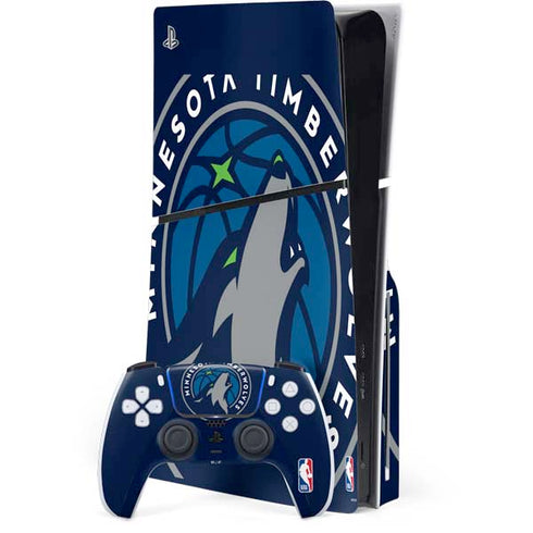 NBA Minnesota Timberwolves Large Logo PlayStation PS5 Skins