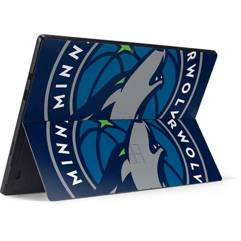 NBA Minnesota Timberwolves Large Logo Surface Pro 7 Skin