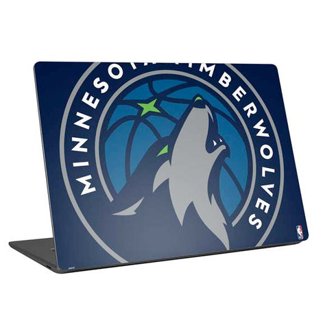 NBA Minnesota Timberwolves Large Logo Laptop Skins