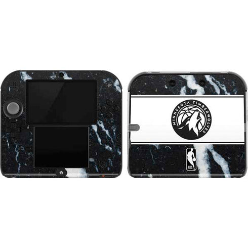 NBA Minnesota Timberwolves Marble Nintendo 2DS Skin