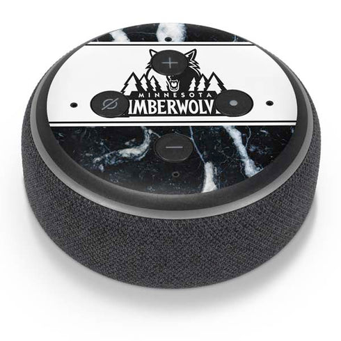 NBA Minnesota Timberwolves Marble Amazon Echo Dot Skin