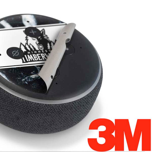 NBA Minnesota Timberwolves Marble Amazon Echo Dot Skin