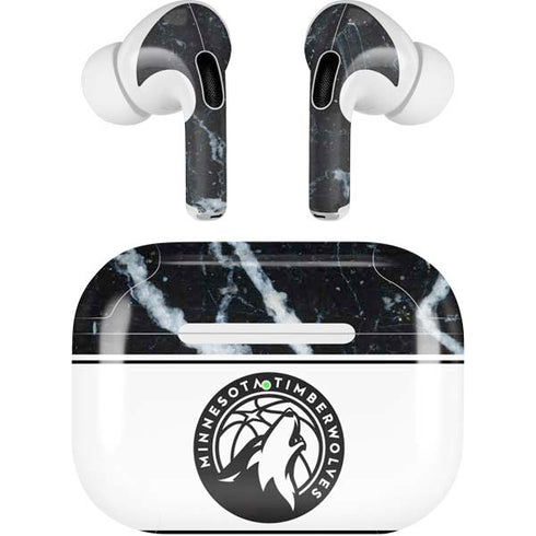 NBA Minnesota Timberwolves Marble Apple AirPods Pro Skin