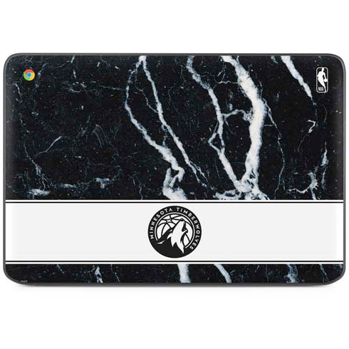 NBA Minnesota Timberwolves Marble HP Chromebook Skin