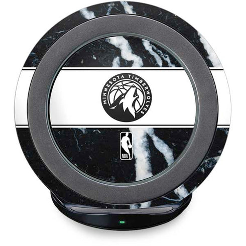 NBA Minnesota Timberwolves Marble Fast Charge Wireless Charging Stand Skin
