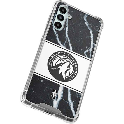 NBA Minnesota Timberwolves Marble Gabb Phone 4 Clear Case
